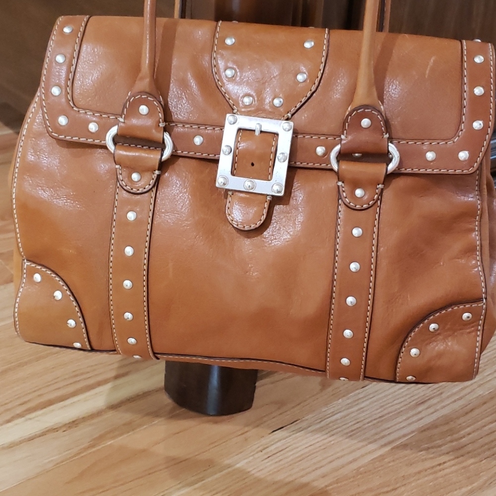 Michael Kors all leather handbag